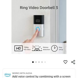 Ring Doorbell 3 +Chime