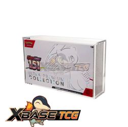 Acrylic Display Case Pokemon 151 Ultra Premium Collection UPC Box Pokemon Cards