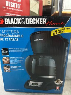 BLACK+DECKER 12-Cup Programmable Coffeemaker (Model: DLX1050B)