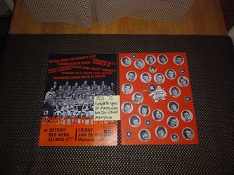 Hockey/ Soccer Items. Complete Year Of Fort Wayne Komets Programs. And Rookie Cards. Selling As A Bundle. All Sales Final.