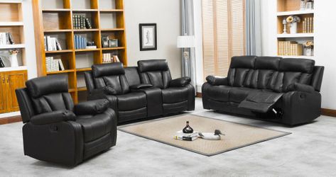 Comfy New Naples reclining sofa and loveseat set on sale only $699. FREE SAME DAY DELIVERY. NO CREDIT CHECK FINANCING