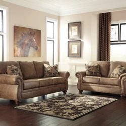 Living Room Set Sofa Couch And Loveseat Leatherette 
