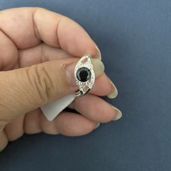 Real 925 Sterling Silver Wedding Ring Size 6