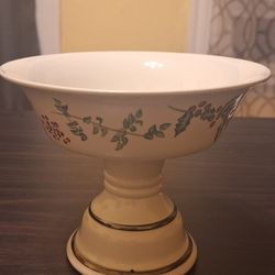 Bath & Body Works Accents / Holiday Chrismas Holly Pedestal Candle  Holder Candy