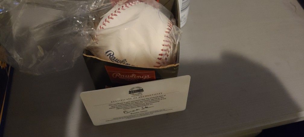 Tino Martinez Autograph Baseball