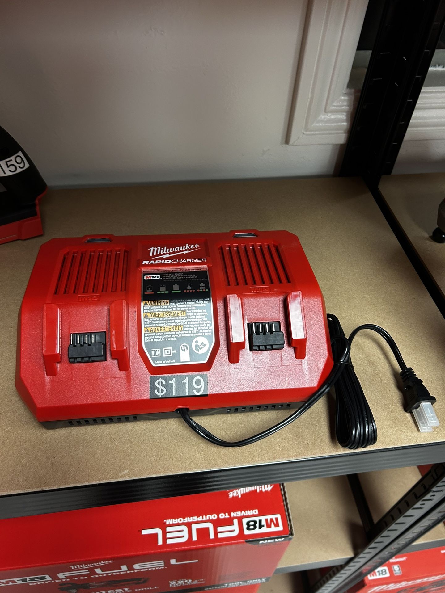 Milwaukee M18 Dual Bay Rapid Charger BRAND NEW