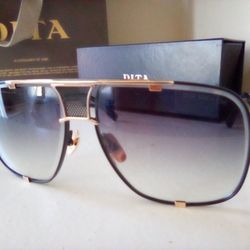 Dita Mach Five Gold Titanium Authentic Designer Sunglasses 