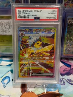 PSA 10 Jolteon ex 209/187 SAR Terastal Festival ex SV8a Japanese Pokemon