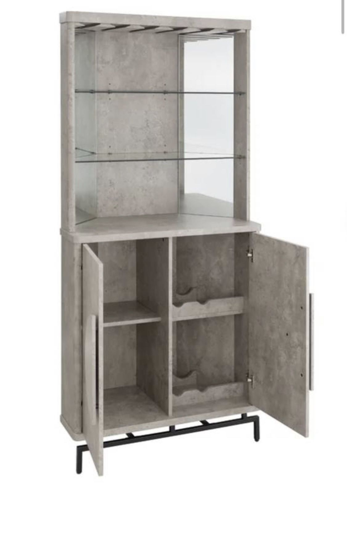 Like New Corner Bar Cabinet