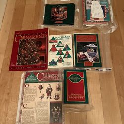 LOTS of Hallmark ORDAMENT Books
