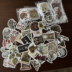 Adorable vintage style stickers