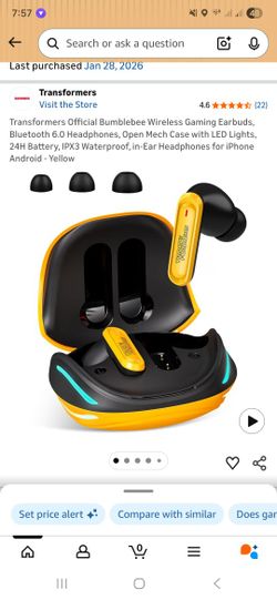 Transformers Bumblebee Earbuds 