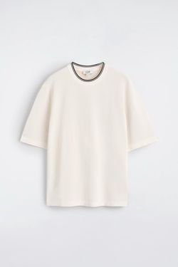 COS Oversized Double-faced knitted t-shirt