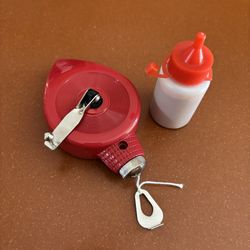 New Chalk Line Tool With Unopened Chalk