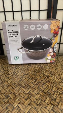 4.2 Hammered Saucepan With Lid