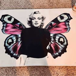 Marilyn Monroe Butterfly Art Poster