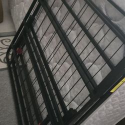 Foldable Metal Frame And Zetra Mattress Single Single 