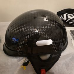 Motorcycle Half Helmet-New never used.