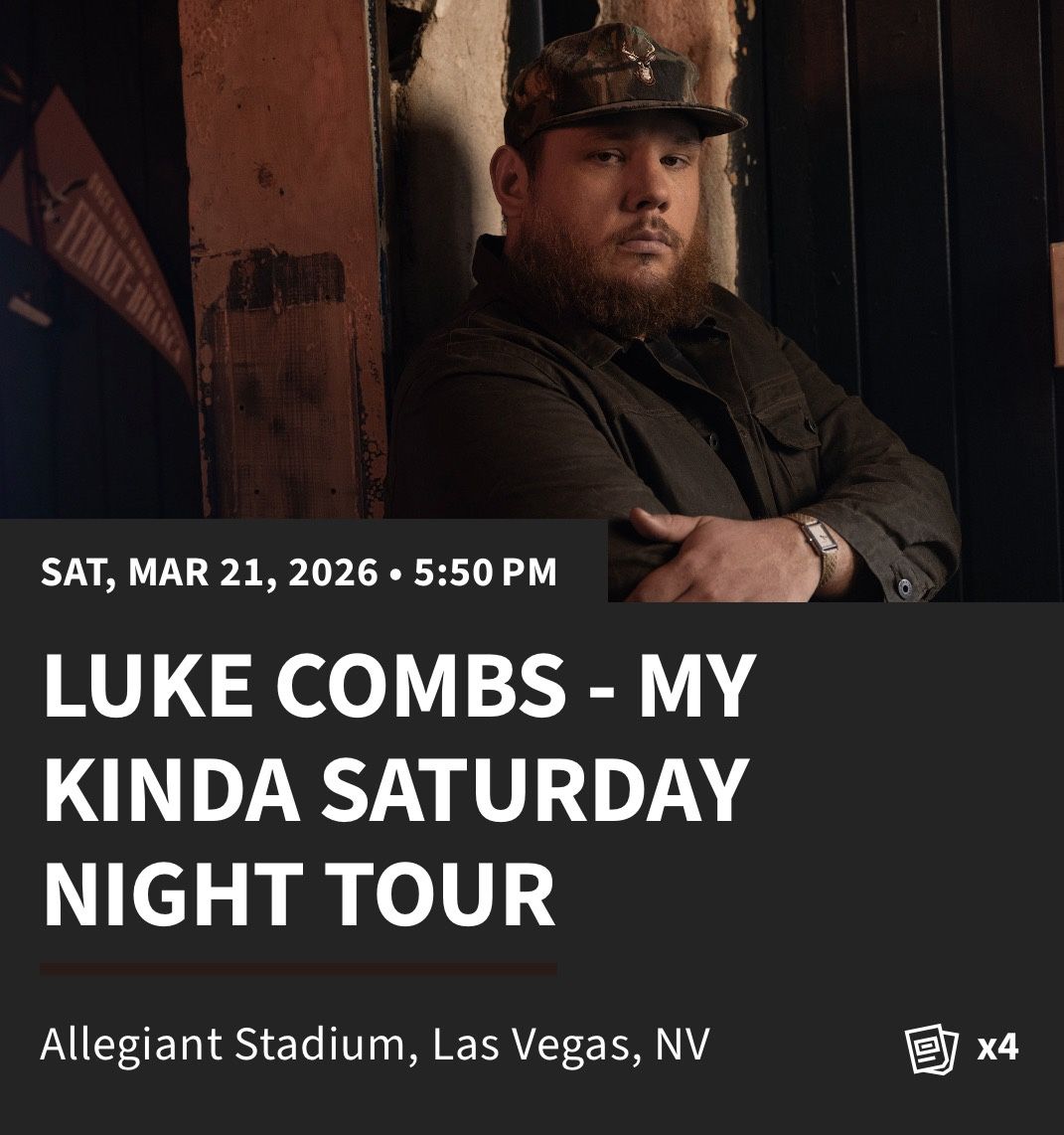 Luke Combs tickets