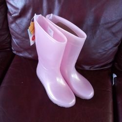 Size 3 Girls Rain boots NWT