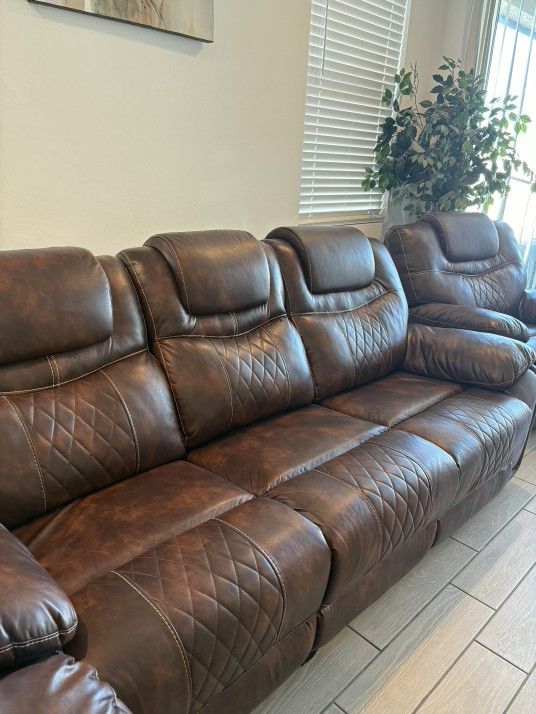Brown Leather Recliners