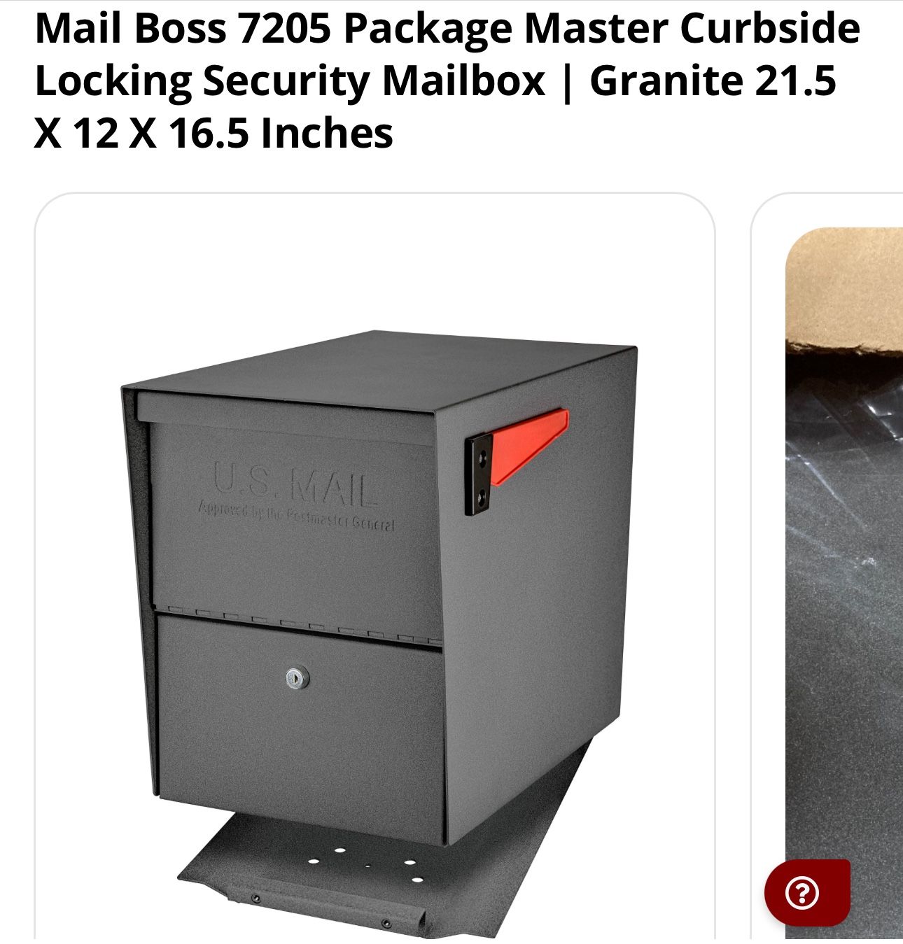 Mailbox Security Lock