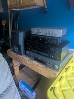 Stereo equipment. Two DVD players