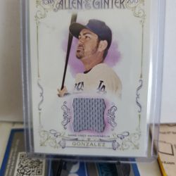 Dodgers Adrian Gonzalez Jersey Card