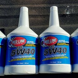Red Line 5W40 Synthetic Oil - 4 Quarts -