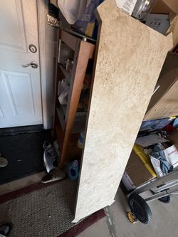 Contemporary Travertine Console Table Top