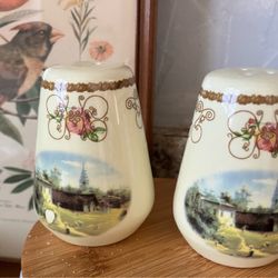Vintage Ceramic Salt and Pepper Shakers