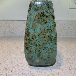 Turquoise and Gold Vintage Vase 