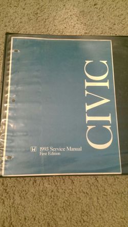 1993 Honda civic Service Manual (copy)