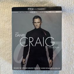 007 James Bond Daniel Craig Collection 4K NEW