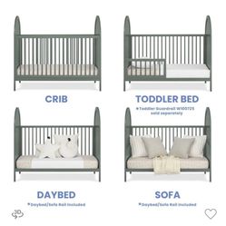Baby/toddler Crib/bed 4in1