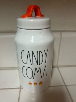 Rae Dunn CANDY COMA Halloween Canister