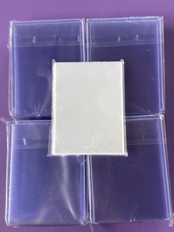 100 Top Loaders 100 Penny Sleeves 3x4 cards