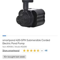 Pond Pump 420GPH