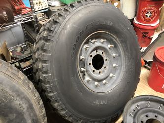 Humvee Goodyear MT 12 Bolt Wheel