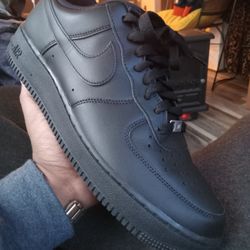 Nike Air Force 1 Low Black Size 12 Men's 