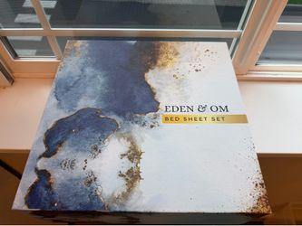 Eden & Om Bamboo King Size Sheet Set BRAND NEW