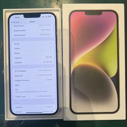 Unlocked iPhone 14 Plus 256gb White Still Under Warranty 