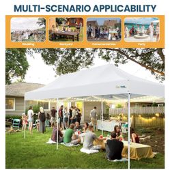 NIB 10 X 20 HOTEEL WHITE CANOPY W/SIDE WALLS