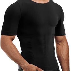 Xl size Gynecomastia Compression Shirt Men - Slimming Undershirt for Mens Shapewear, Body Shaper Compression Tank Top