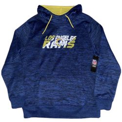 Los Angeles Rams Dark Blue Black Pullover Hoodie Sweatshirt Mens S,M & L New