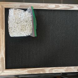 Letter Board with White letters