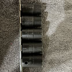 Snap-On SAE 1/2” Impact Socket Set