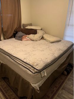 King mattress, boxspring, and frame