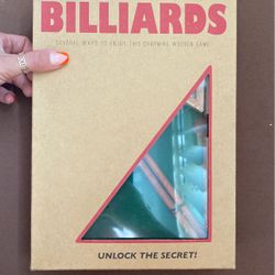 Billiard Pool Table Hand Crafted Wooden New In Box Thailand Table Top