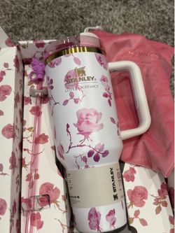 Stanley X Love Shack Fancy Tumbler 40oz Beaux White With Box Limited Edition